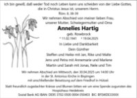 eine Anzeige