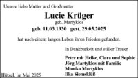 eine Anzeige